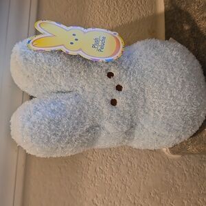 Peeps bunny pillow Blue Sparkles Nwt